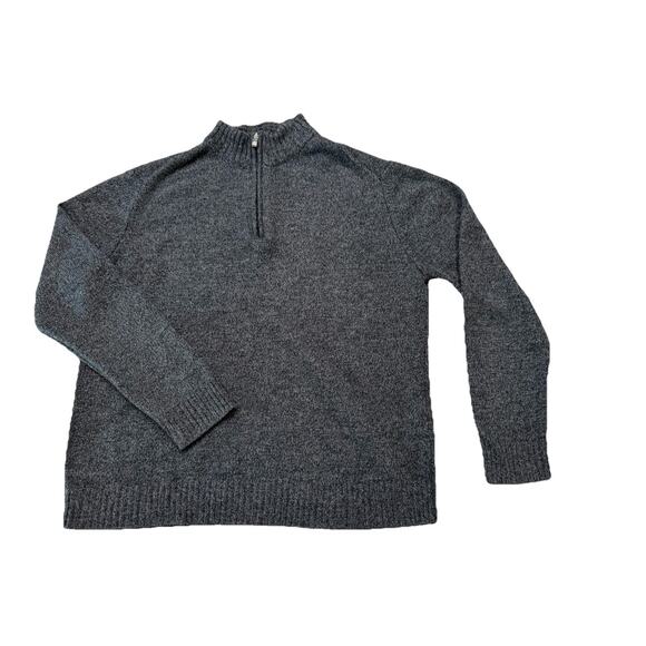 Enzo Montovani Men’s Medium 100% Wool 1/4 zip Sweater Classic Dad Preppy Golf - Picture 1 of 6
